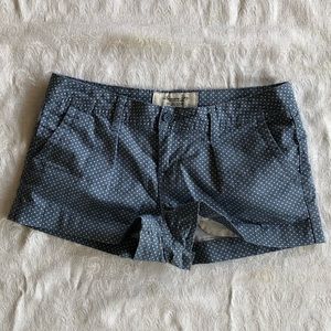Blue Gray Polka Dot Shorts from American Rag